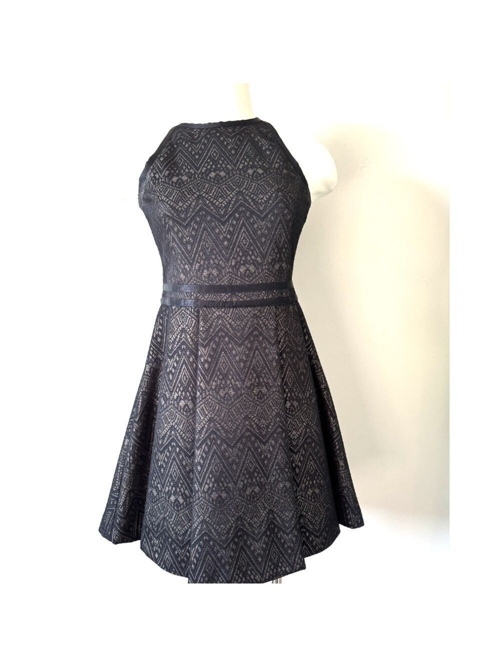 Parker Black Lace Mini Dress